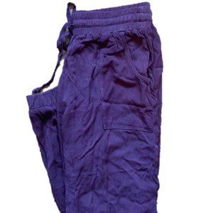 American Eagle burgundy joggers